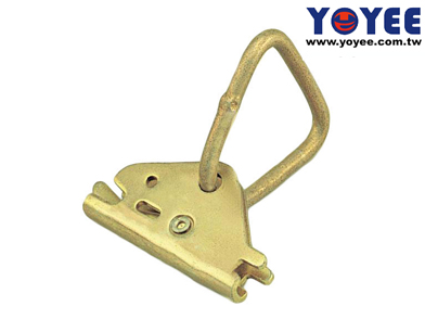 2" E-Track End Fitting With Triangle Ring
